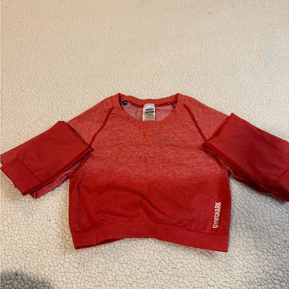 Gymshark Kids Vibrant Red Top